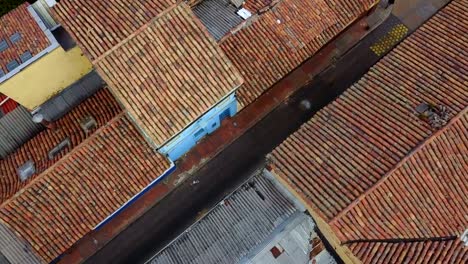 Aerial/Drone-view-of-Streets-of-Bogotá,-Colombia-2