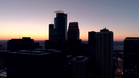 Minneapolis-Skyline---Tallest-Skyscrapers-at-Sunset---4K