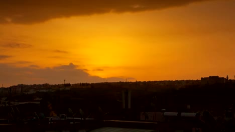 Zoom-de-sunrise-de-Fez-en-timelapse