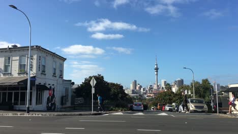 Horizonte-de-la-ciudad-de-Auckland-de-Ponsonby