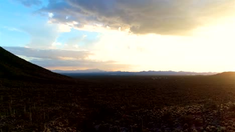 Desert-Plains-Drone-Footage---Sunset-View