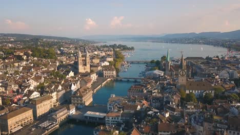 Aerial-view-of-Zurich