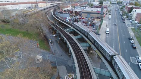 Aéreo-carretera-Nueva-York-Brooklyn