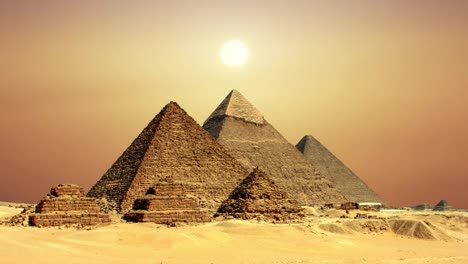 Ancient-Egyptian-pyramids,-symbol-of-Egypt.