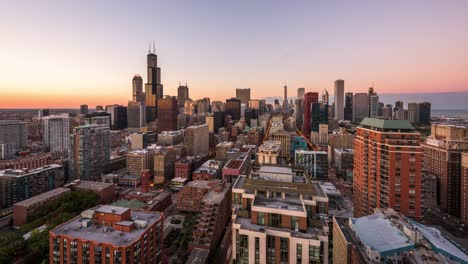 Chicago,-Illinois,-USA-Downtown-Skyline-Time-Lapse