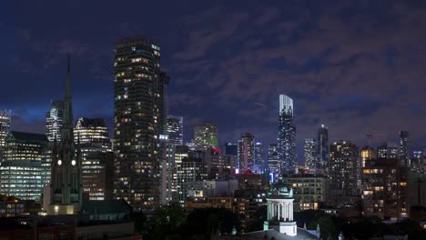 Toronto,-Canada---Night-Traffic-City-Skyline