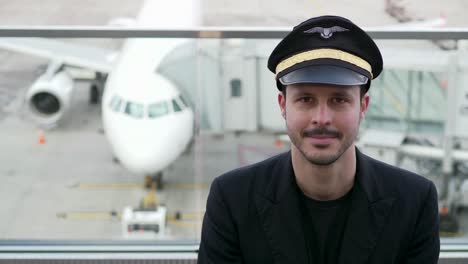 Erfolgreiches-Pilotprojekt-auf-Flughafen-Terrasse-vor-dem-Flug-ein-internationales-Verkehrsflugzeug