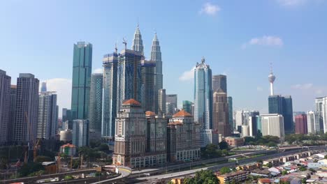 sunny-day-kuala-lumpur-city-center-construction-aerial-panorama-4k-malaysia