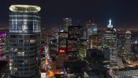 Toronto-Kanada-Finanzplatz-Business-Nacht-Skyline