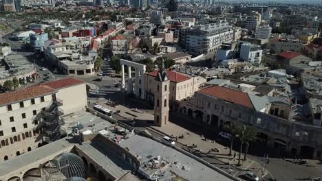 Aerial-View-of-the-Jaffa-clock-tower