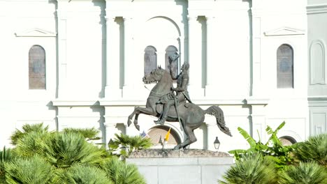 Andrew-Jackson-Statue-on-a-Horse-in-New-Orleans-LA