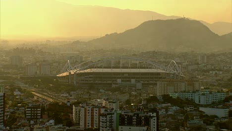 Sunset-over-Rio-de-Janeiro,-Brazil