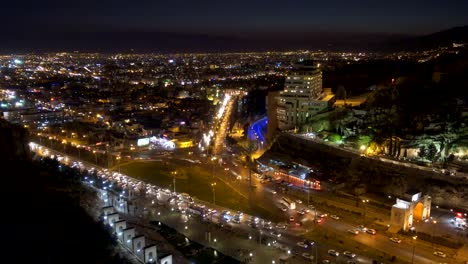 Nacht-Blick-auf-Shiraz,-Iran