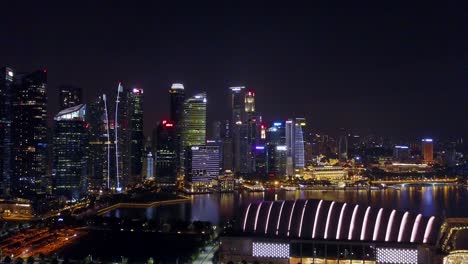 Vista-aérea-del-centro-financiero-de-Singapur