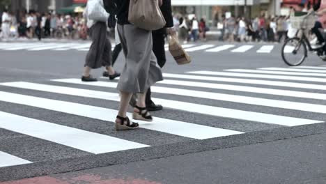 People-walking-on-the-crosswalk-(Slow-Motion-Video)-Shibuya-in-Summer