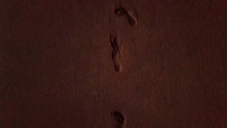 Footprints-on-the-beach