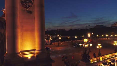 Aerial-Paris-Sonnenuntergang