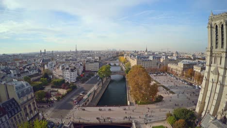 Aerial-view-of-Paris-with-Notre-Dame-cathedral