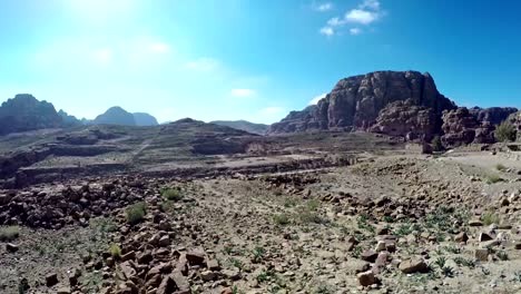 Jordan-Petra-Wüste-panorama