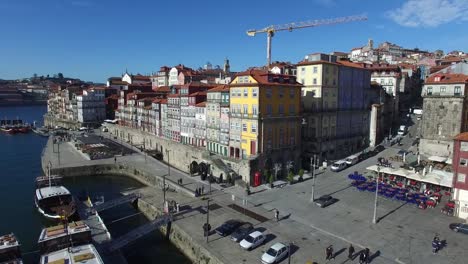 Vista-aérea-de-Oporto,-Portugal