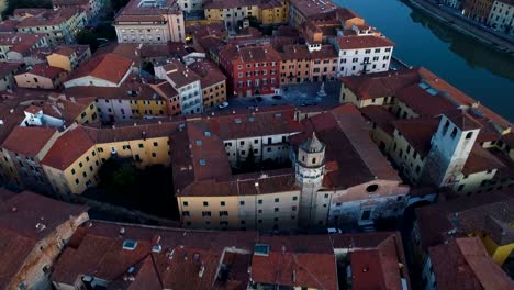 Pisa,-ITA-|-Aerial-Cityscape-|-4K