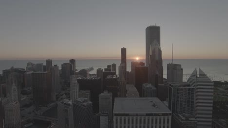 Sonnenaufgang-in-Chicago