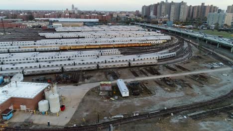 Aéreo-carretera-Nueva-York-Brooklyn