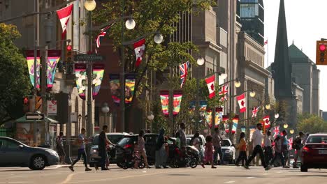 Downtown-streets-of-Ottawa,-Ontario,-Canada