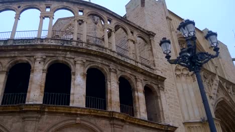 Cathedral-of-Santa-Maria-in-Valencia,-Spain