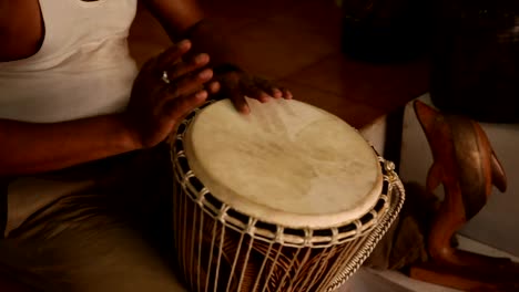 Indian-man-drumming-sound-included