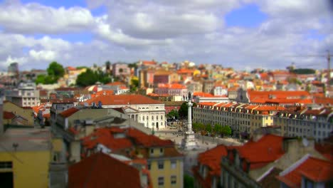 Scale-model-miniature-fake:-Lisbon,-Portugal