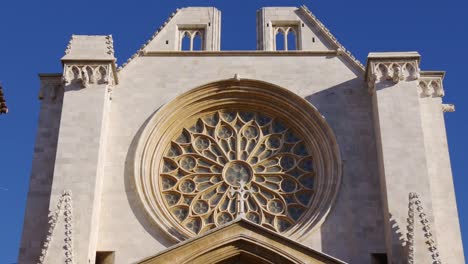 Kathedrale-von-tarragona-Sonne-leichte-Nahaufnahme-4-K