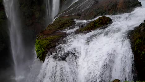 Ouzoud-Waterfalls-located-in-the-Grand-Atlas-village-of-Tanaghmeilt,-in-the-Azilal-province-in-Morocco,-Africa