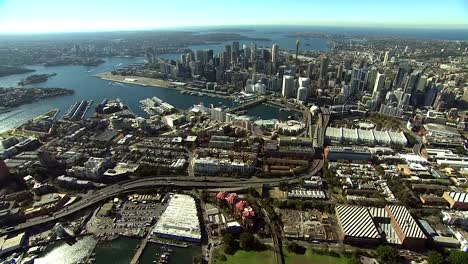 Sydney-City-Gebäude-Antenne