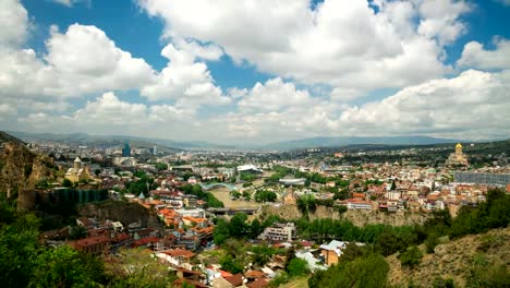 Tbilisi,-Georgia.-Lapso-de-tiempo.-UHD,-4K