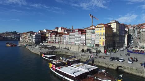 Vista-aérea-de-Oporto,-Portugal