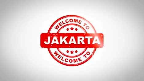 Welcome-to-JAKARTA-Signed-Stamping-Text-Wooden-Stamp-Animation.-Red-Ink-on-Clean-White-Paper-Surface-Background-with-Green-matte-Background-Included.