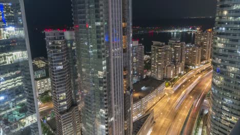 Verano-de-Toronto-la-noche-Time-Lapse