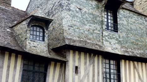 front-view-of-french-colombage-houses