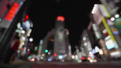 TimeLapse---Night-scenery-at-the-Dogenzaka-intersection-in-Shibuya-(Soft-Focus)