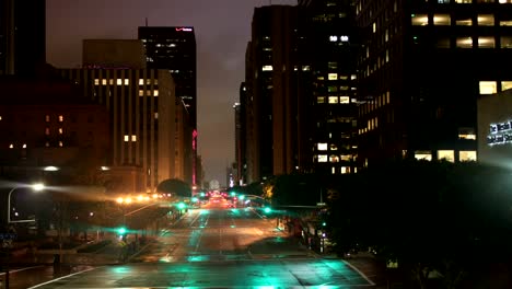 Tiro-de-lapso-de-tiempo-de-Los-Angeles-en-la-noche