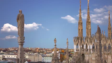 Milan-Italy,-view-of-the-city-from-the-terrace-of-the-Duomo.