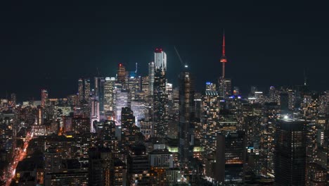 Moderne-Nacht-Großstadt-Skyline-bei-Nacht-Toronto