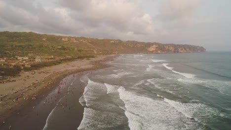 sandy-beach-near-the-ocean-Yogyakarta