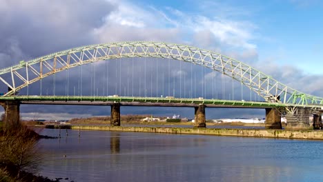 Runcorn-Widnes-puente,-Inglaterra