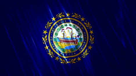 Bandera-del-estado-de-New-Hampshire-en-bucle