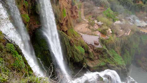 Ouzoud-Waterfalls-located-in-the-Grand-Atlas-village-of-Tanaghmeilt,-in-the-Azilal-province-in-Morocco,-Africa