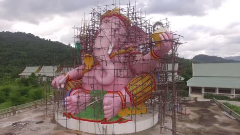 Luftbild-Gebäude-rosa-Ganesh