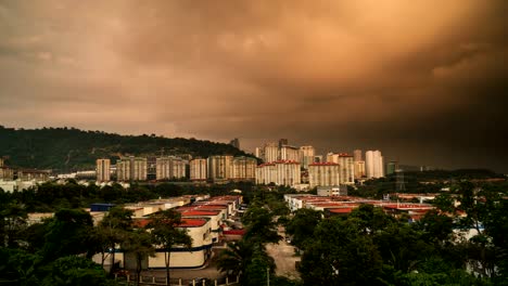 generic-cityscape-time-lapse-from-sunset-to-night-with-thunder-lightning