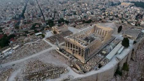 Drone-Shot-Of-Acropolis